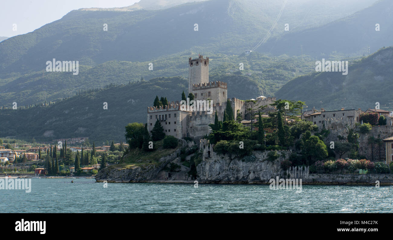 Malcesine Lake Garda Italy Stock Photo