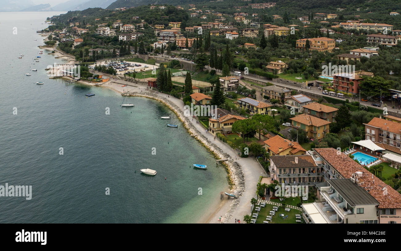 Malcesine Lake Garda Italy Stock Photo