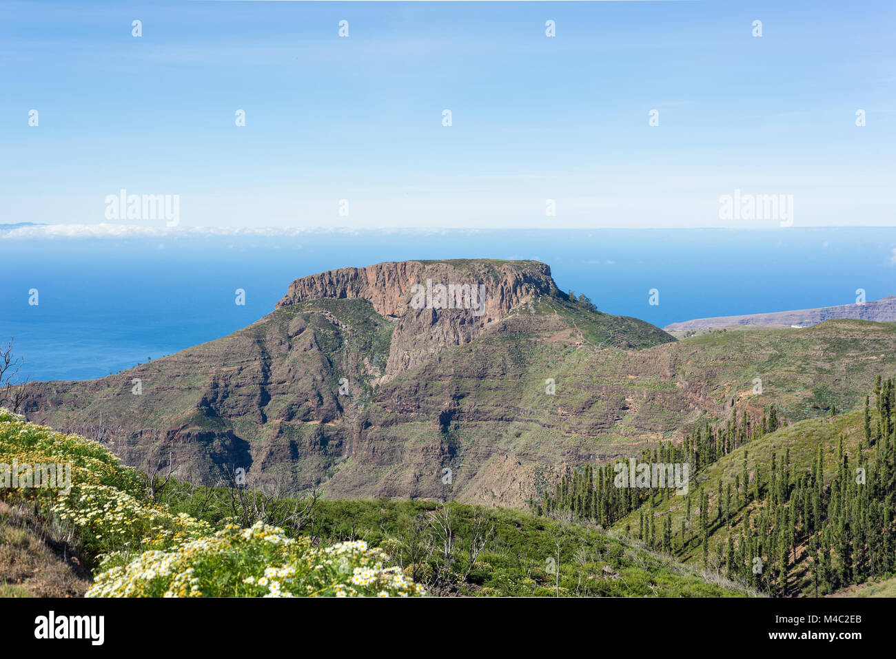 La Fortaleza A Famous Tableland On La Gomera Stock Photo Alamy