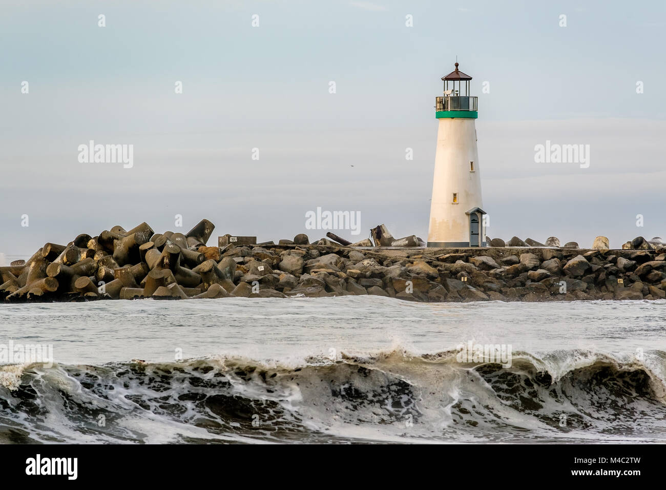 Walton santa cruz breakwater light hi-res stock photography and images ...