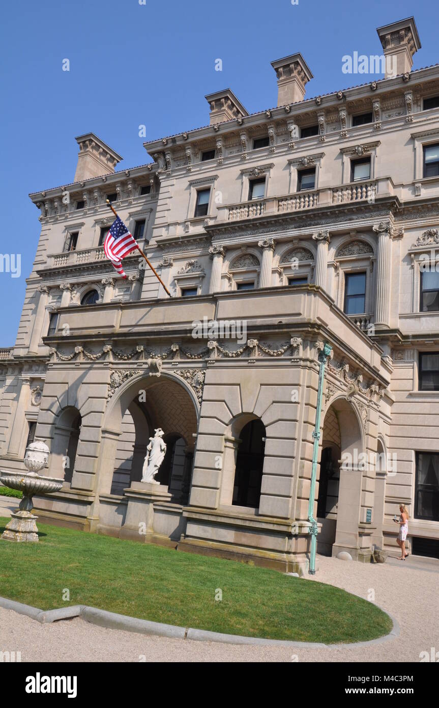 The Breakers Mansion in Newport, Rhode Island Stock Photo Alamy