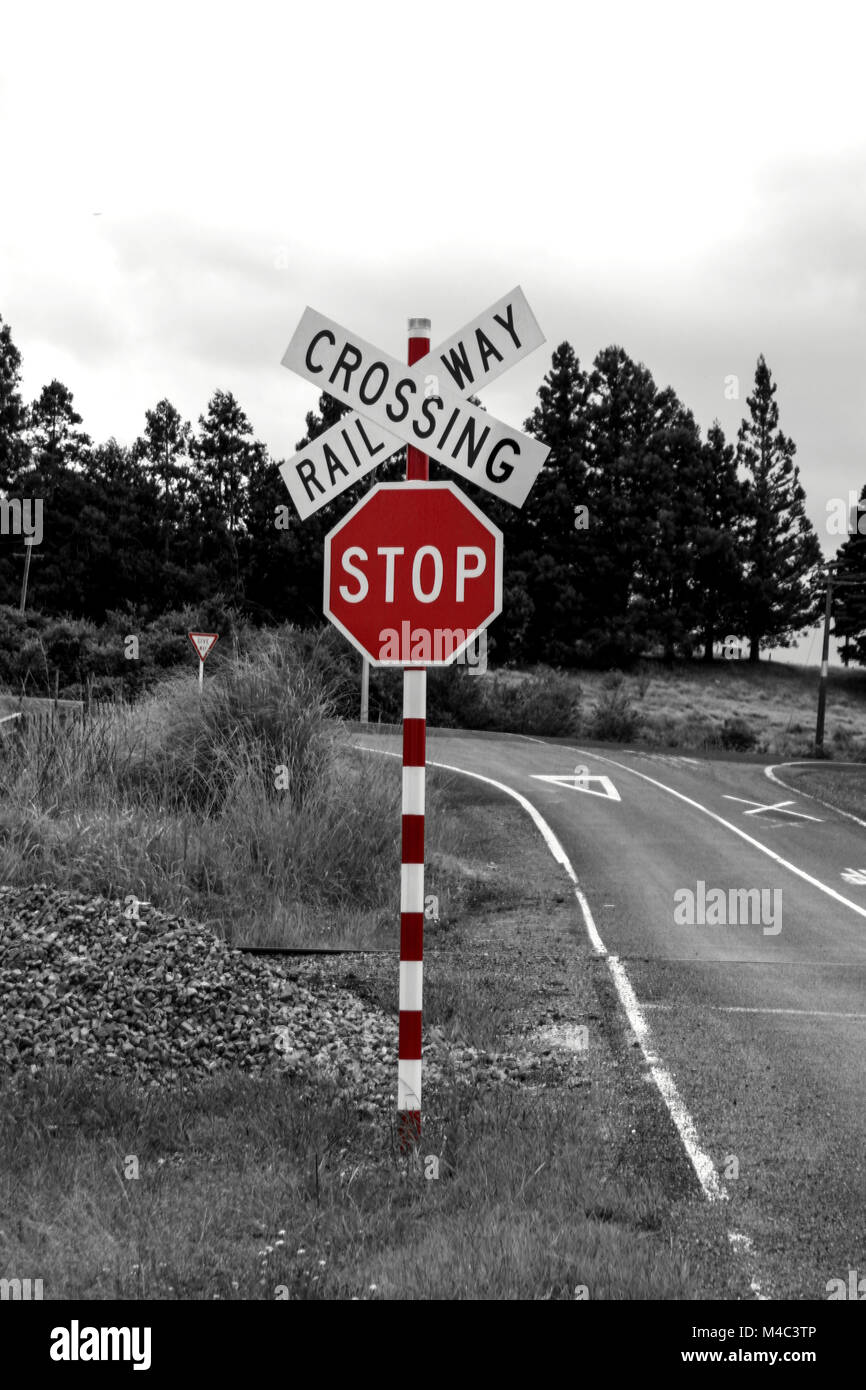 Traffic Sign At Railway Crossing High Resolution Stock Photography And Images Alamy Traffic Sign At Railway Crossing High Resolution Stock Photography And Images Alamy