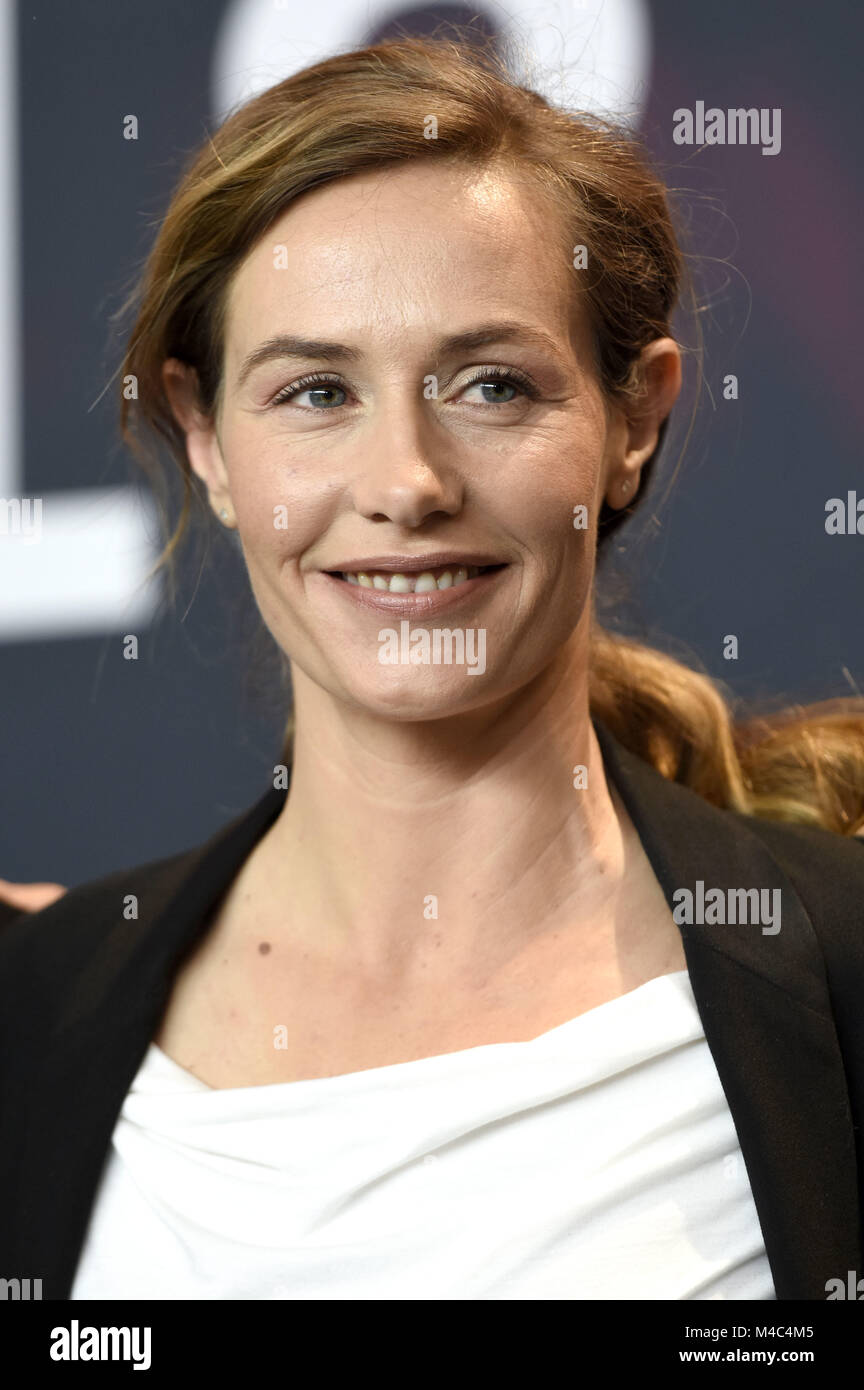 Cecile de France during the jury press conference at the 68th Berlin International Film Festival/Berlinale 2018 on February 15 in Berlin, Germany. | Verwendung weltweit Stock Photo