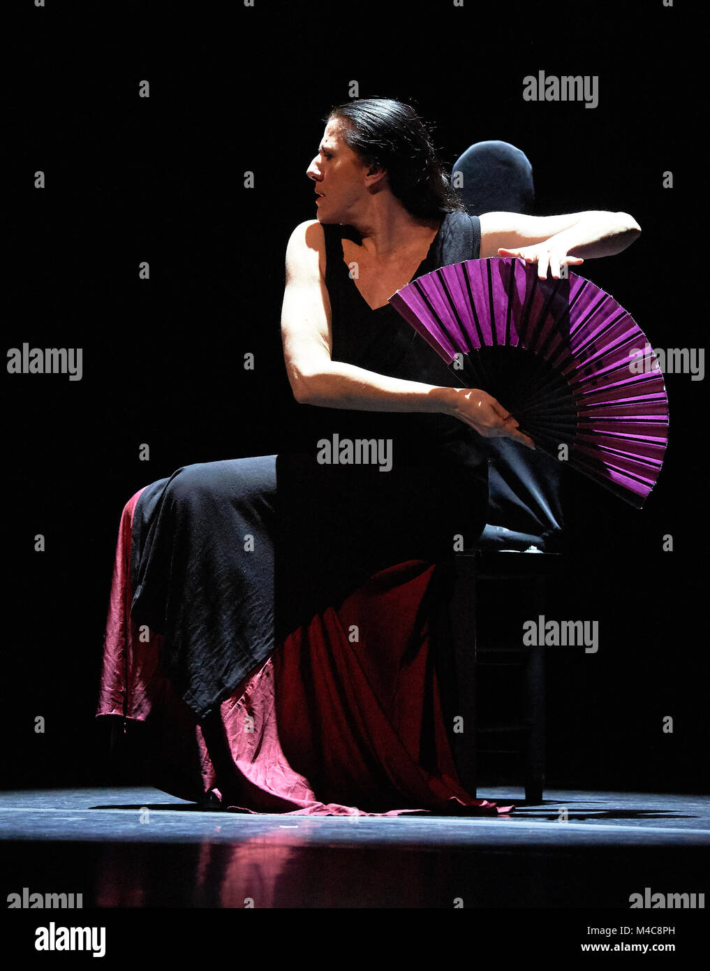 London, UK. 15th Feb, 2018. Maria Pages performs Yo Carmen as part of the  London Flamenco festival at Sadler's Wells. Credit: Thomas Bowles/Alamy  Live News Stock Photo - Alamy