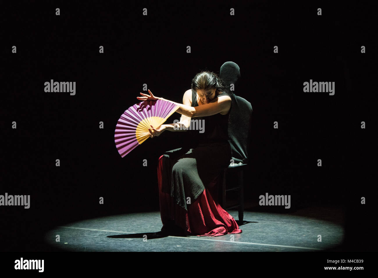 London, UK - 15th February 2018 - Maria Pagés Compania present Yo Carmen at Sadler’s Wells Theatre as part of the Flamenco Festival London. Credit: Danilo Moroni/Alamy Live News Stock Photo
