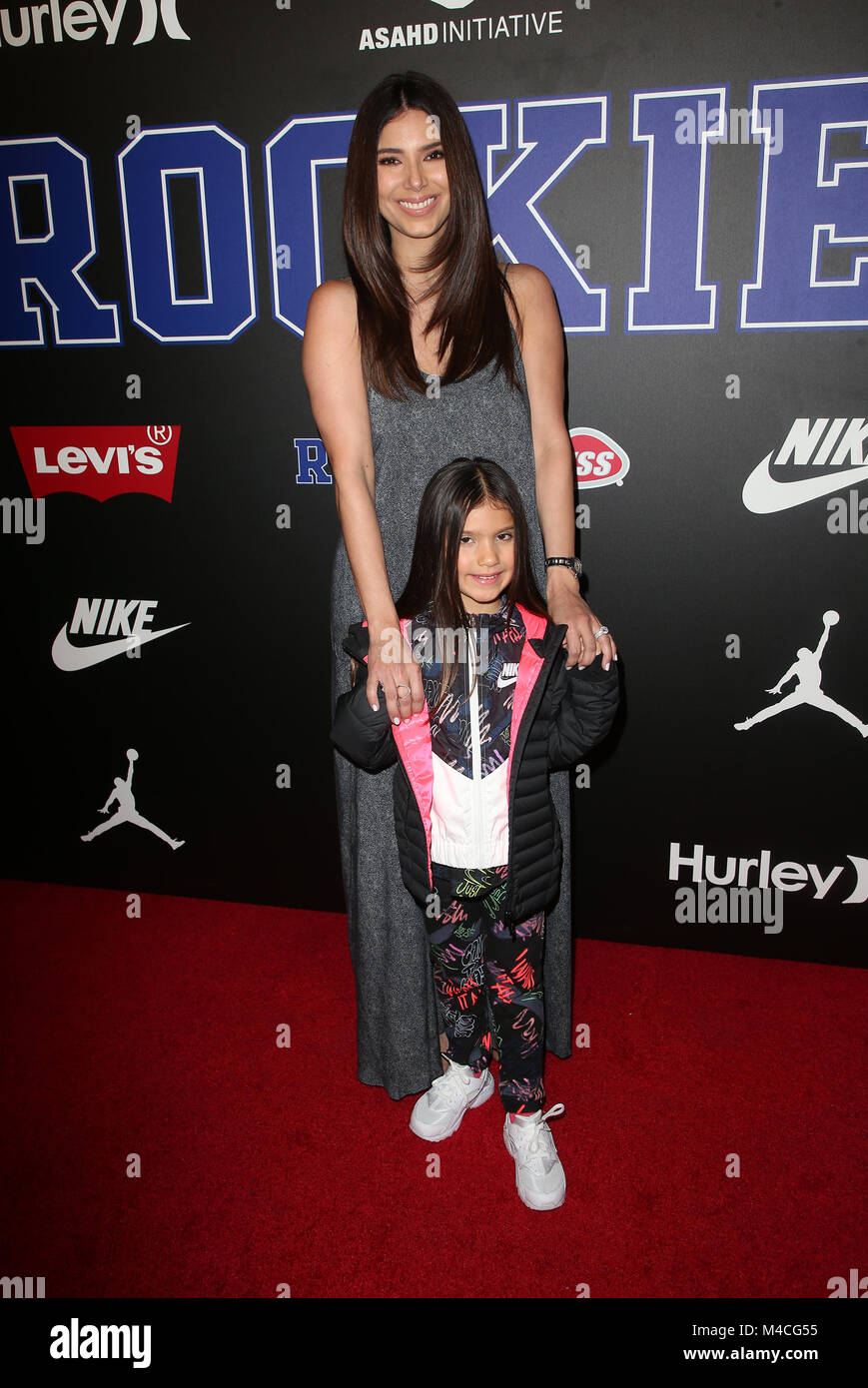 LOS ANGELES, CA - FEBRUARY 15: Roselyn Sanchez, Sebella Rose Winter, at