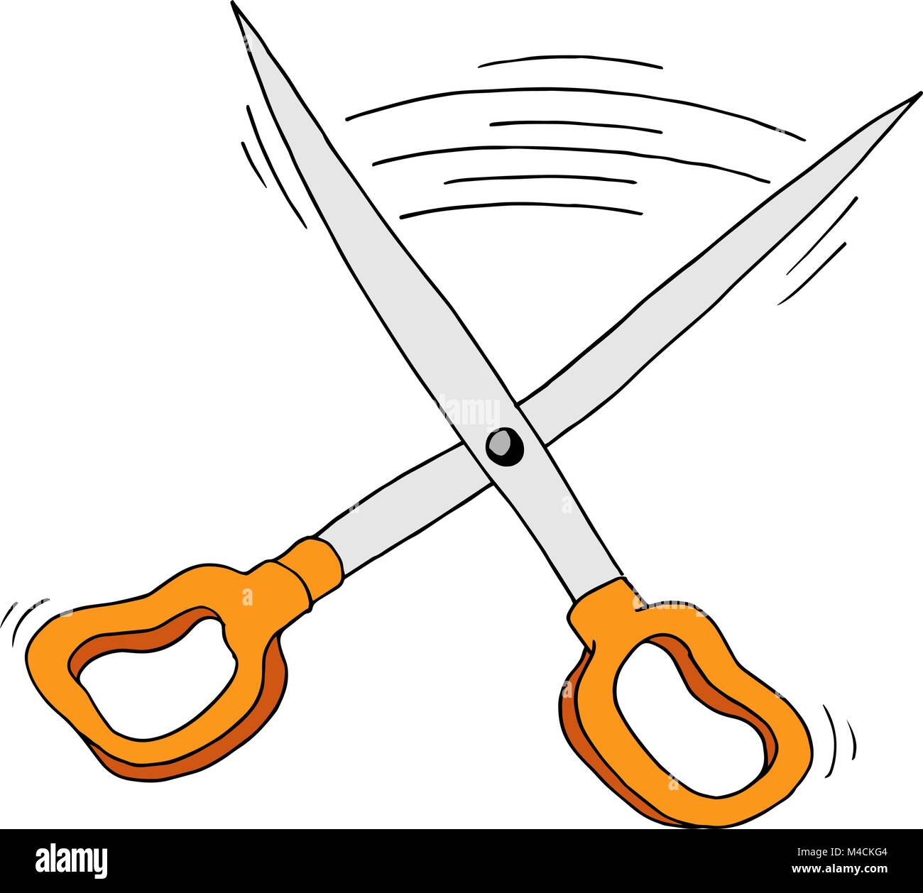 Traditional hand shears Stock Vector Images Alamy