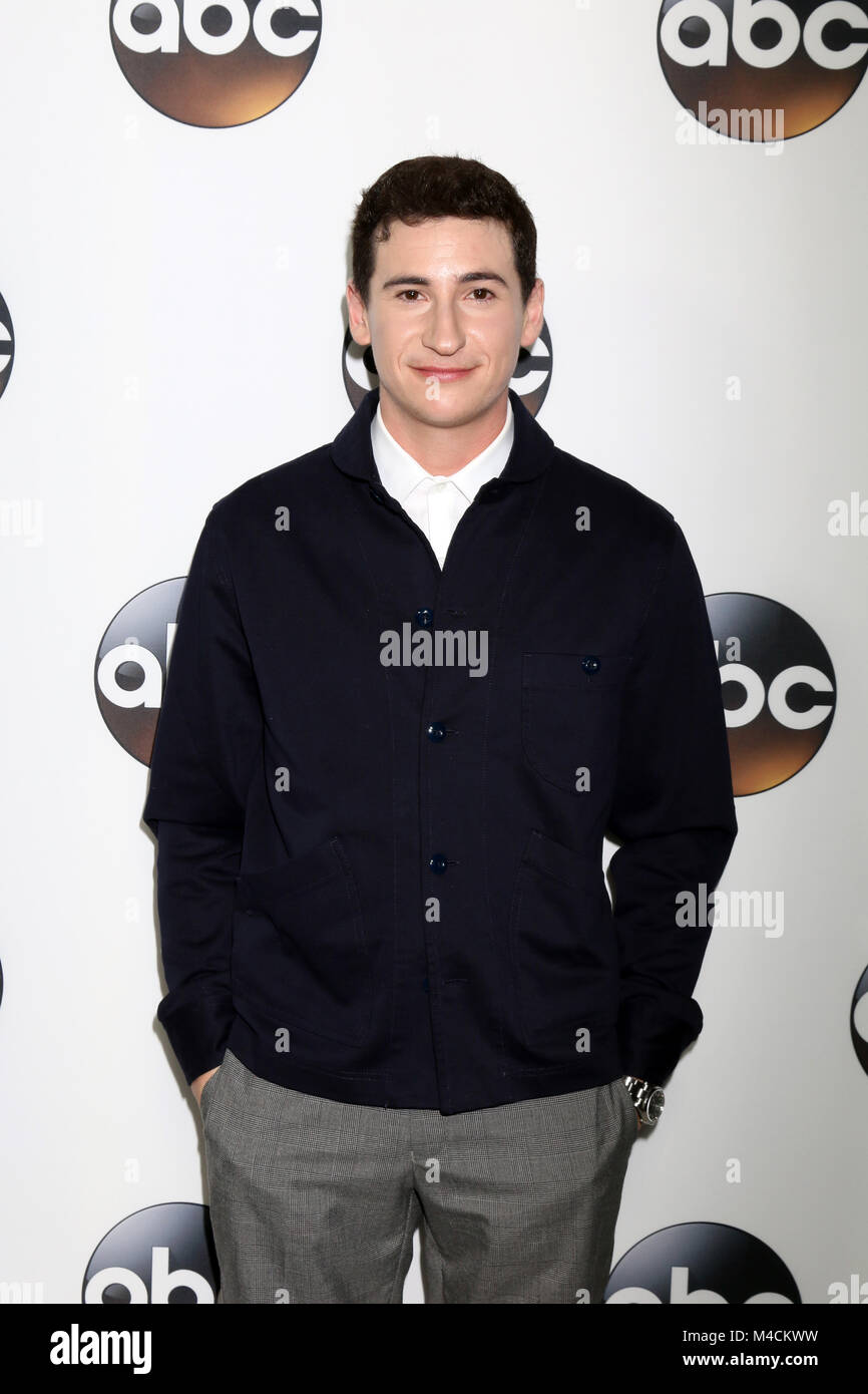 ABC TCA Winter 2018 Party at the Langham Huntington Hotel on January 8, 2018 in Pasadena, CA  Featuring: Sam Lerner Where: Pasadena, California, United States When: 08 Jan 2018 Credit: Nicky Nelson/WENN.com Stock Photo