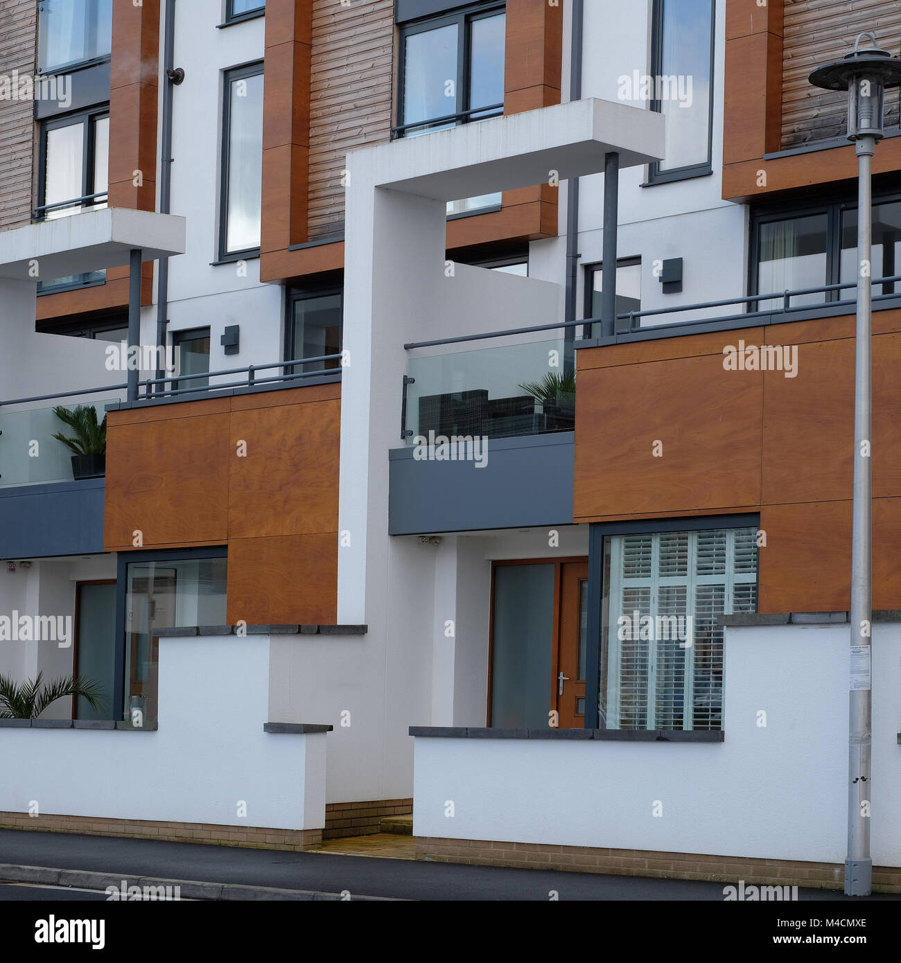 February 2018 Modern architect design angular housing in the Marina