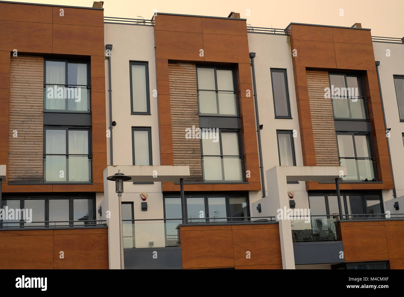 February 2018 Modern architect design angular housing in the Marina