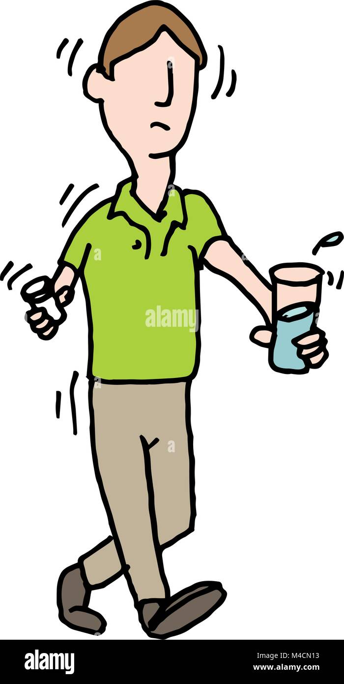 Nervously Stock Vector Images - Alamy