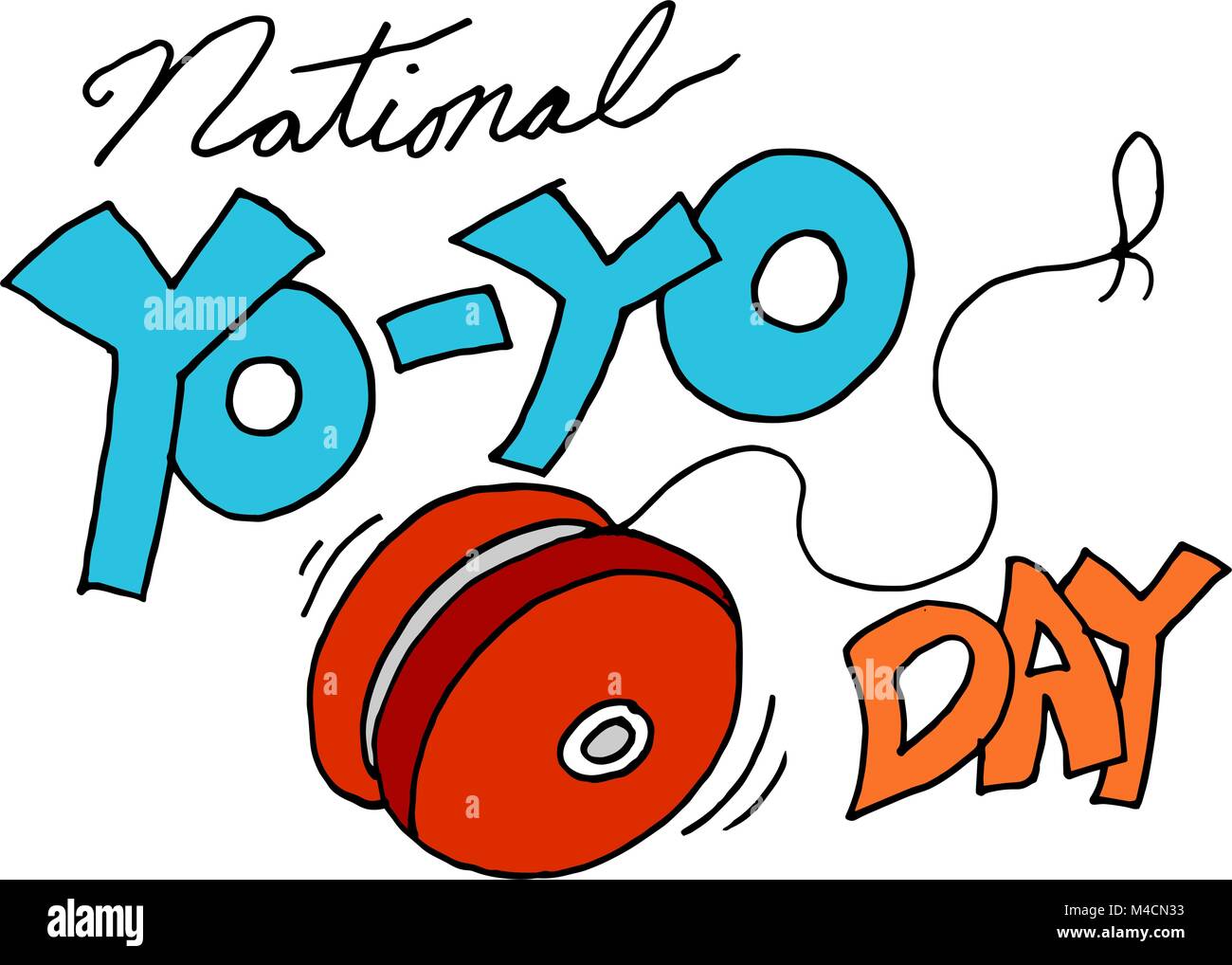 An image of a national yoyo day Stock Vector Image & Art Alamy