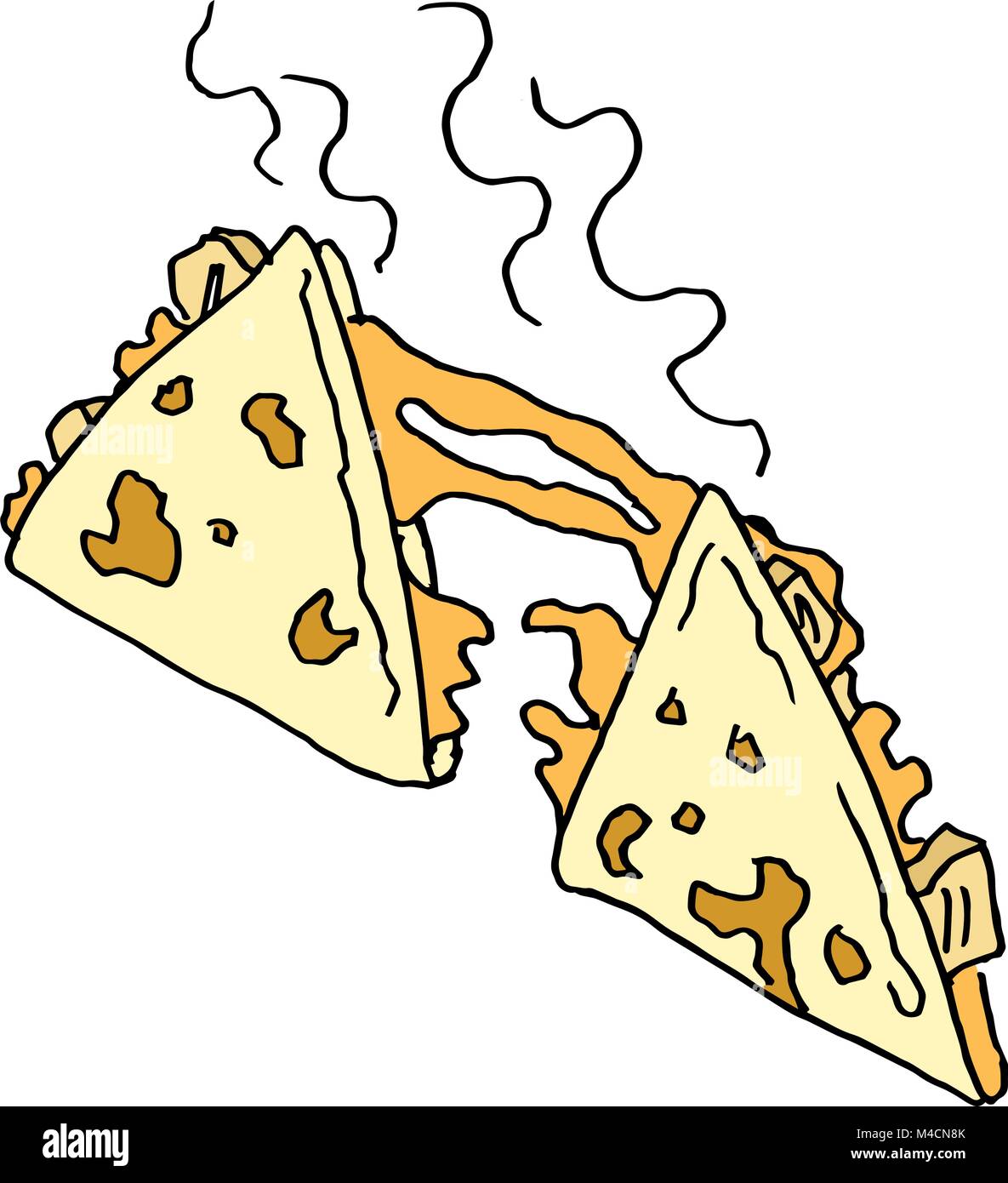 Quesadilla vector vectors hires stock photography and images Alamy