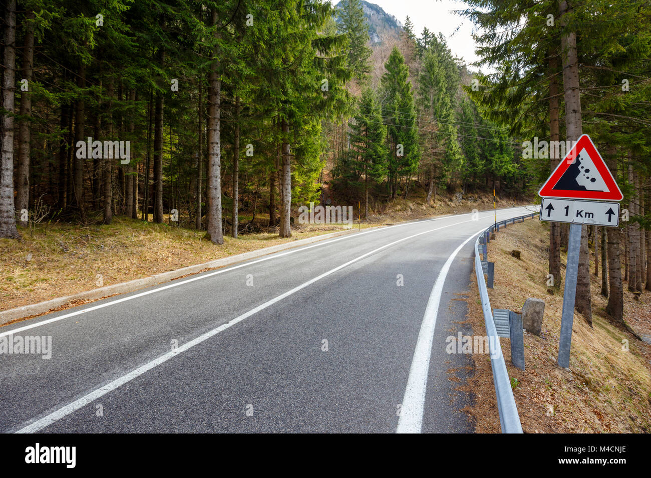 Asphalt road through spring hi-res stock photography and images - Alamy