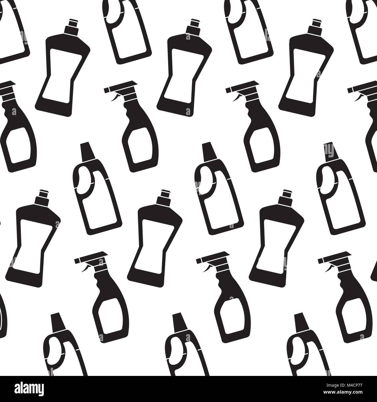 bottle detergent and spray clean domestic wallpaper hygiene vector
