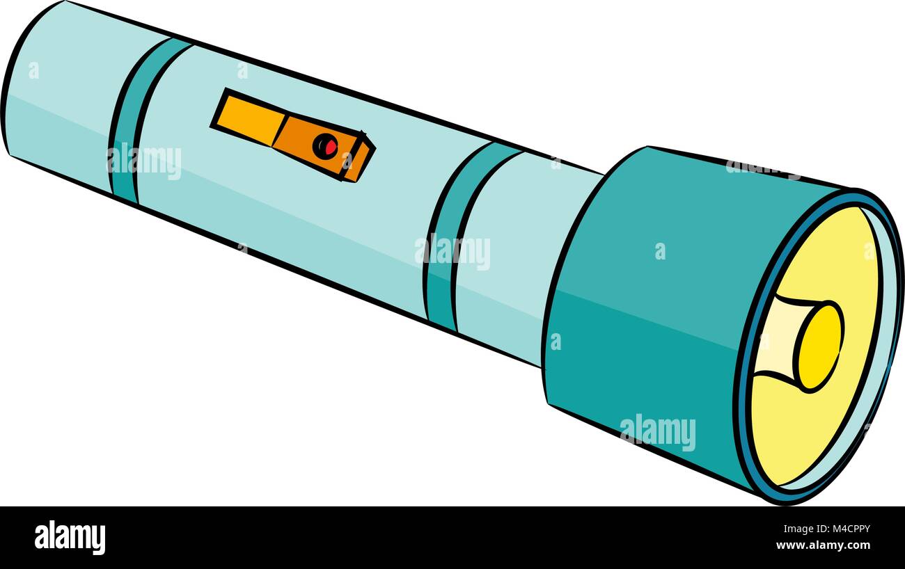 An image of a cartoon flashlight Stock Vector Image & Art - Alamy