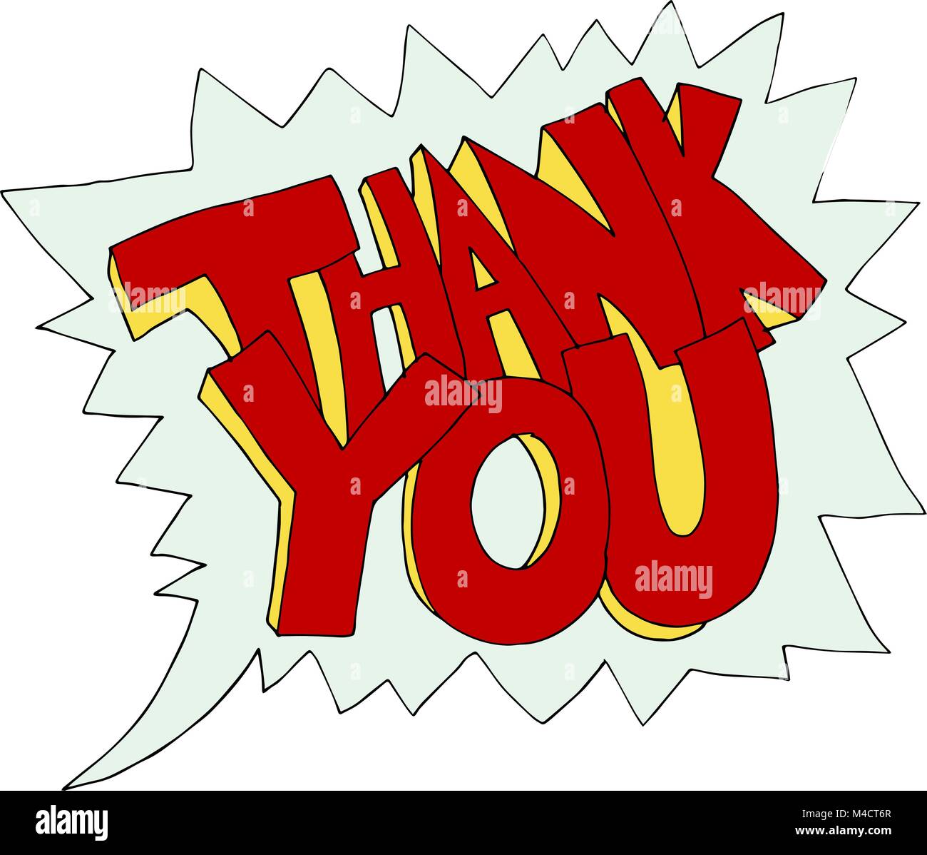 an-image-of-thank-you-text-stock-vector-image-art-alamy