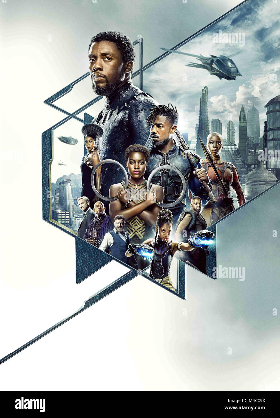 RELEASE DATE: February 16, 2018 TITLE: STUDIO: Marvel Studios DIRECTOR: Ryan Coogler PLOT: T'Challa, after the death of his father, the King of Wakanda, returns home to the isolated, technologically advanced African nation to succeed to the throne and take his rightful place as king. STARRING: Poster Art(Credit Image: © Marvel Studios/Entertainment Pictures) Stock Photo