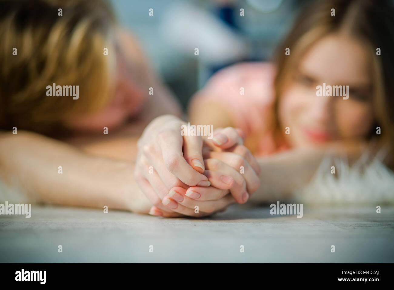 Young friends relaxing together home hi-res stock photography and ...