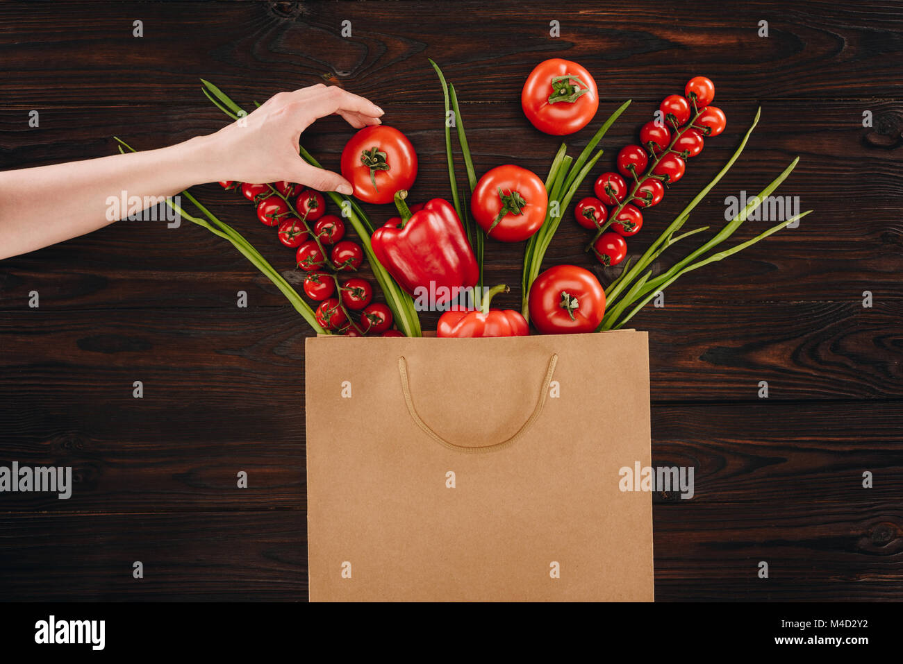 There She Goes Bag in Tomato