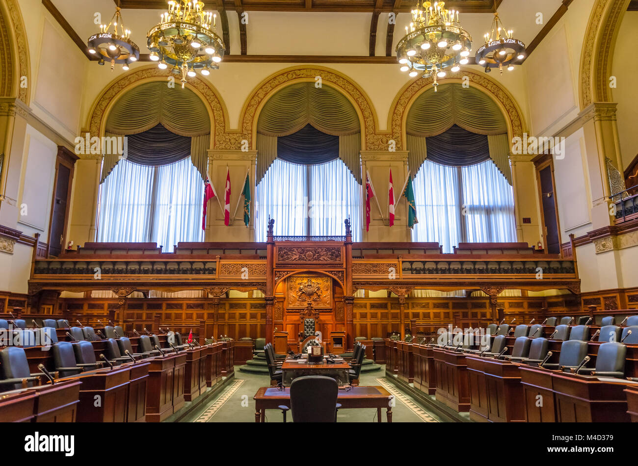 Toronto Legislative Building in Toronto, Ontario, Canada Stock Photo