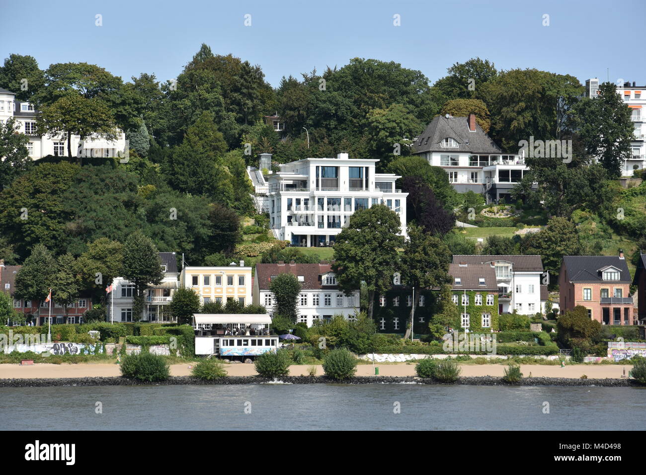Homes around the Port of Hamburg in Germany Stock Photo Alamy