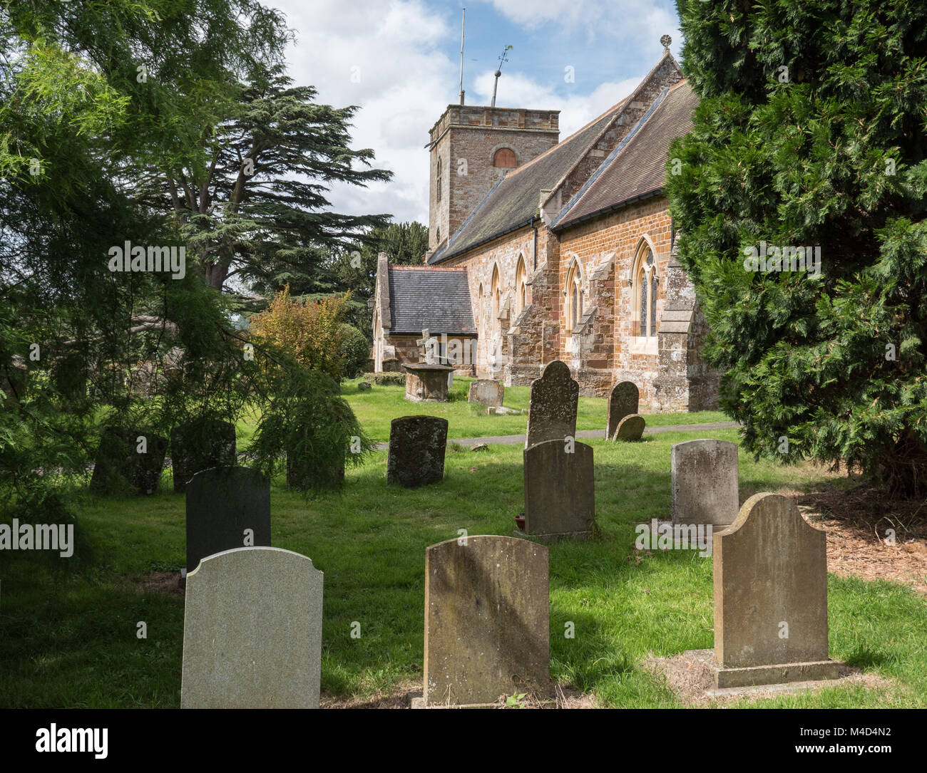 St. Leonard's Church, Priors Marston, Warwickshire, England. UK Stock
