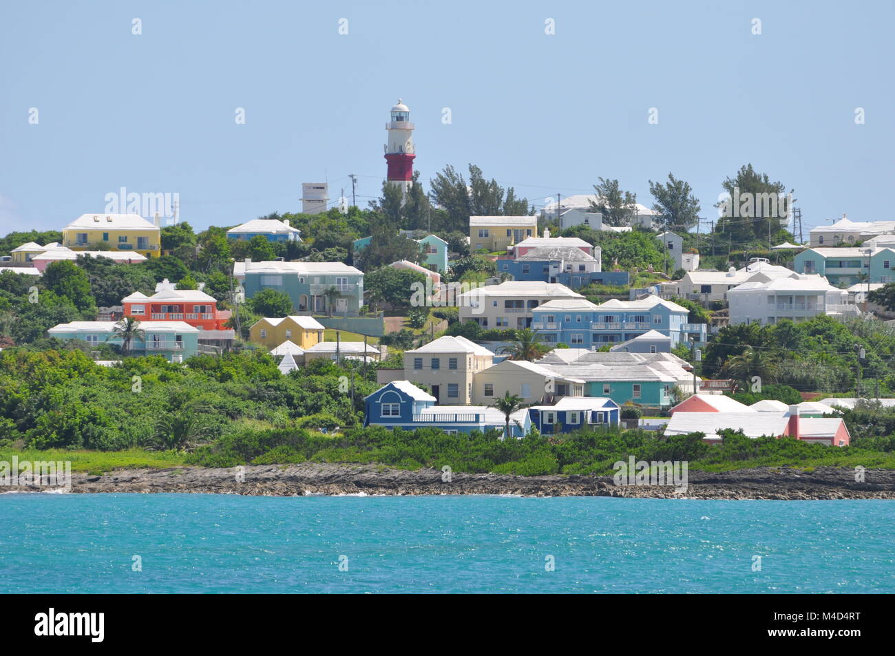 Colorful Houses in Bermuda Stock Photo Alamy