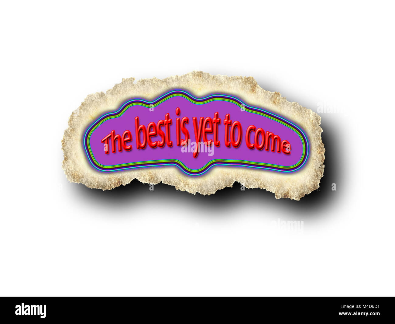 saying The best is yet to come Stock Photo