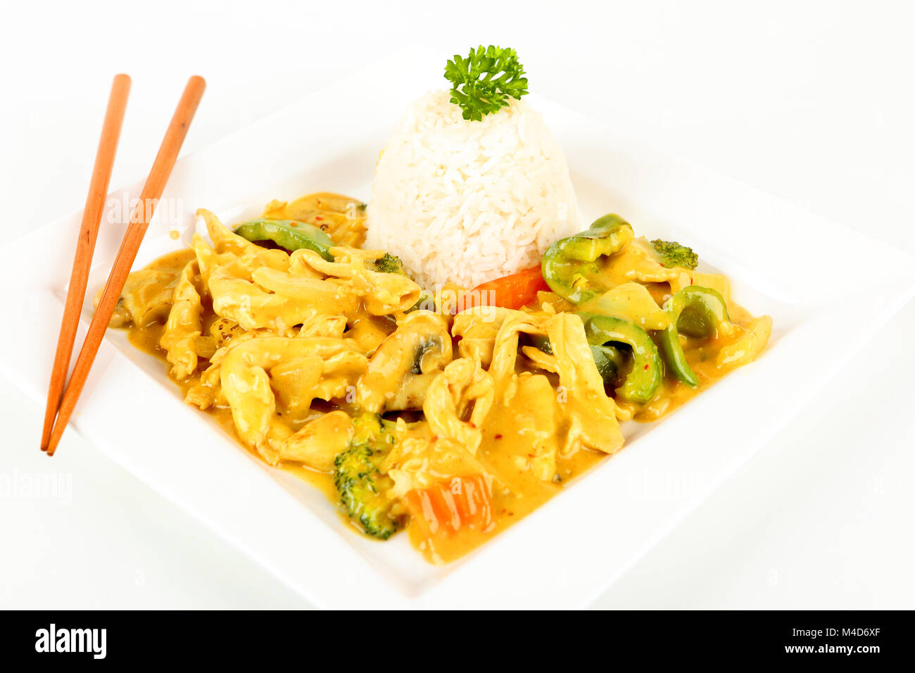 asian curry chicken Stock Photo Alamy