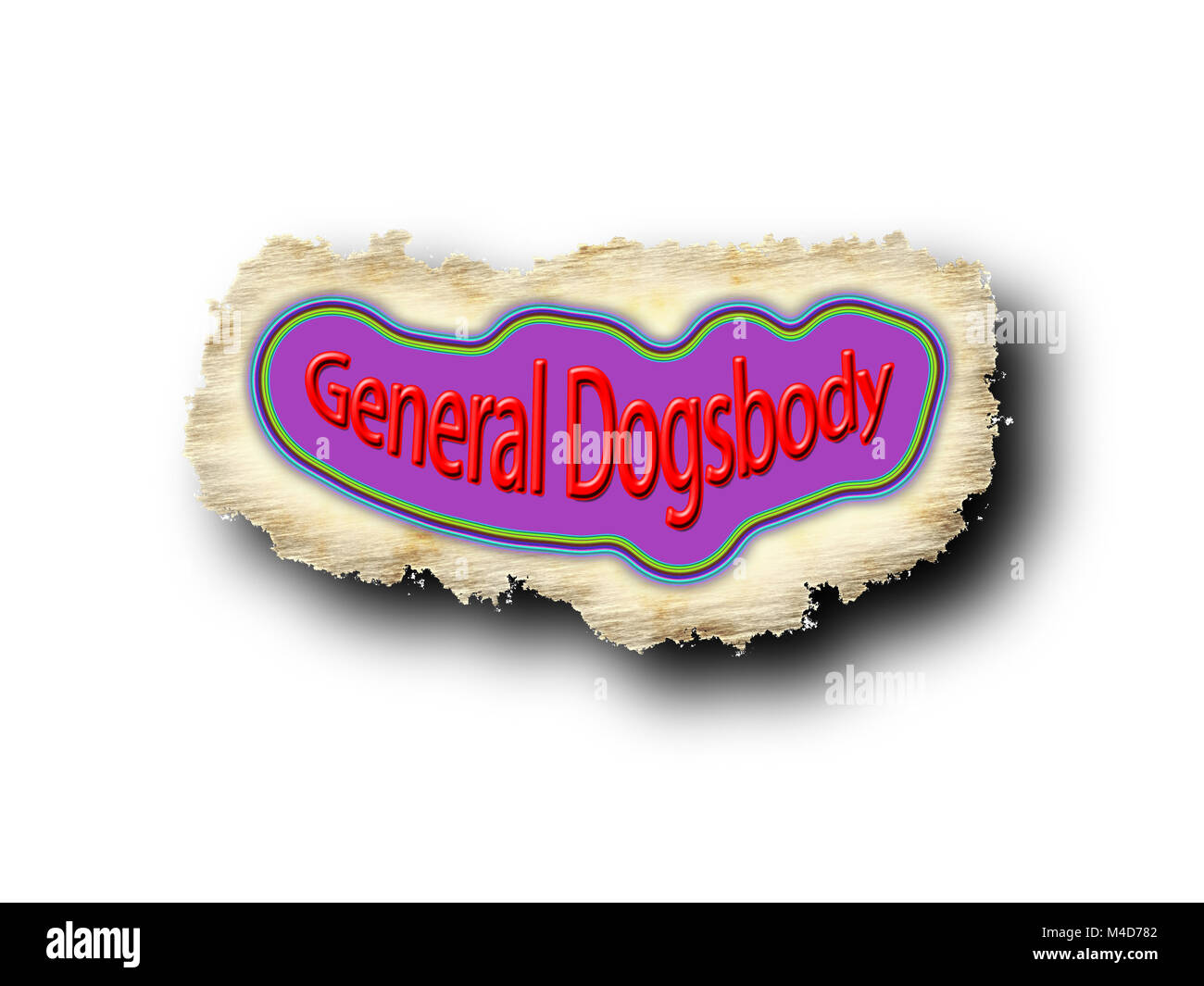 saying General dogsbody Stock Photo