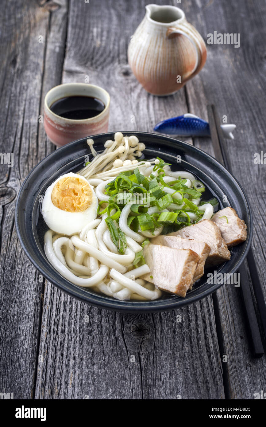 Chicken udon soup hires stock photography and images Alamy