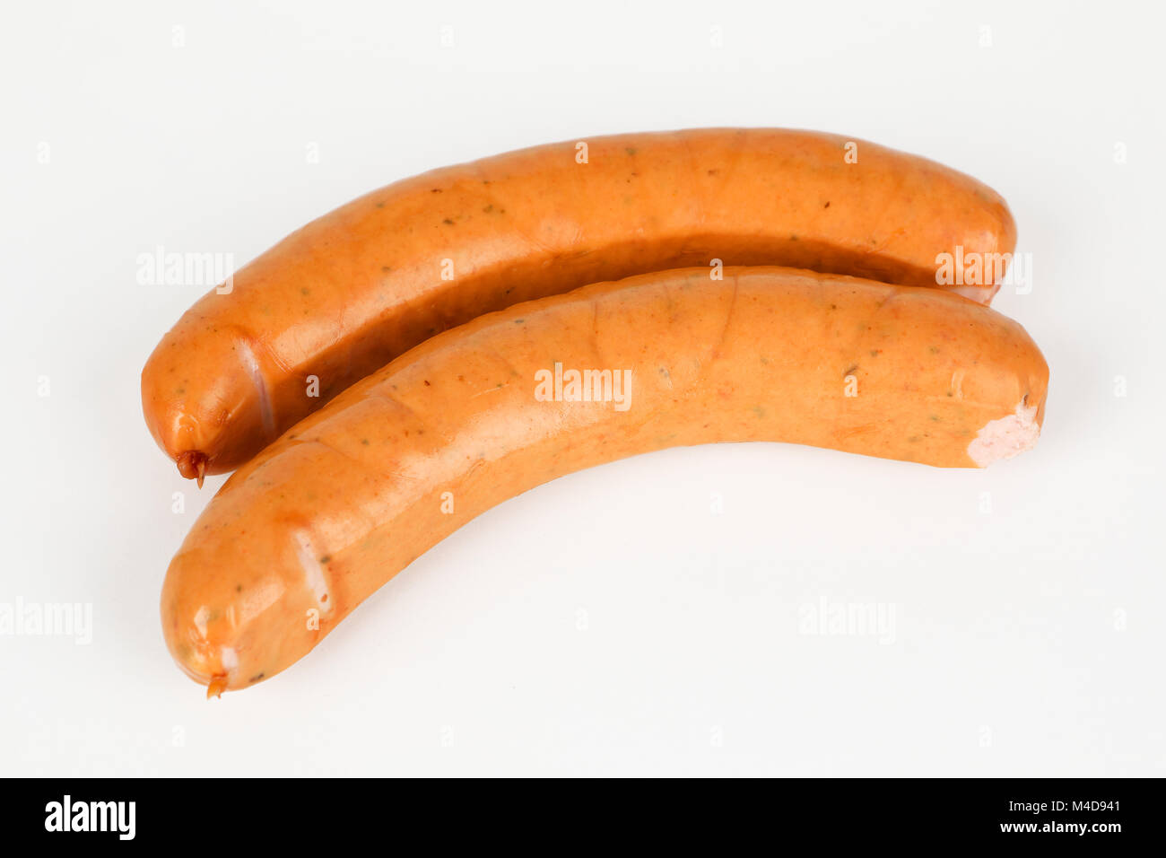polish smoked sausage Stock Photo