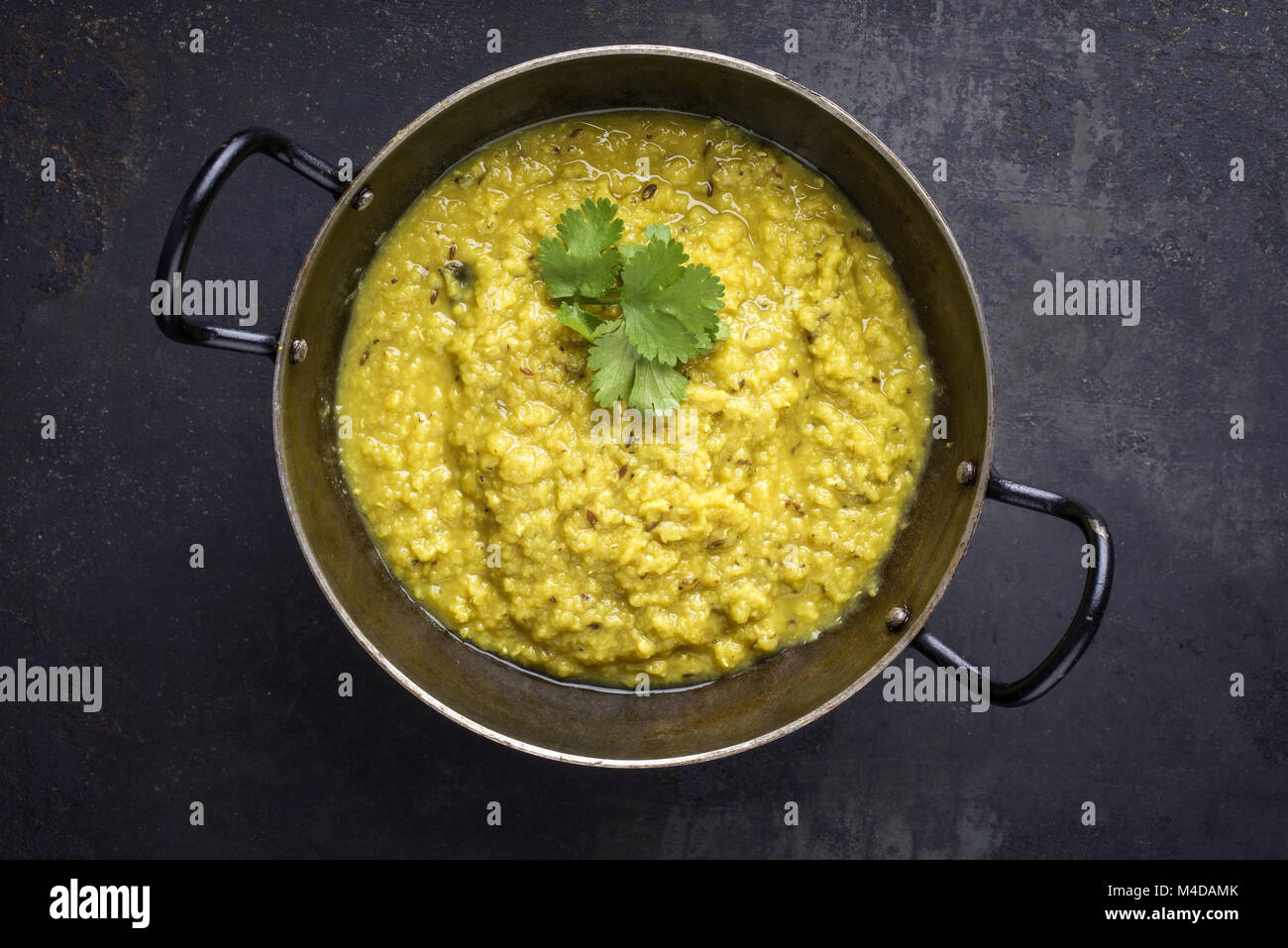 Indian Dal Soup in Bowl Stock Photo Alamy