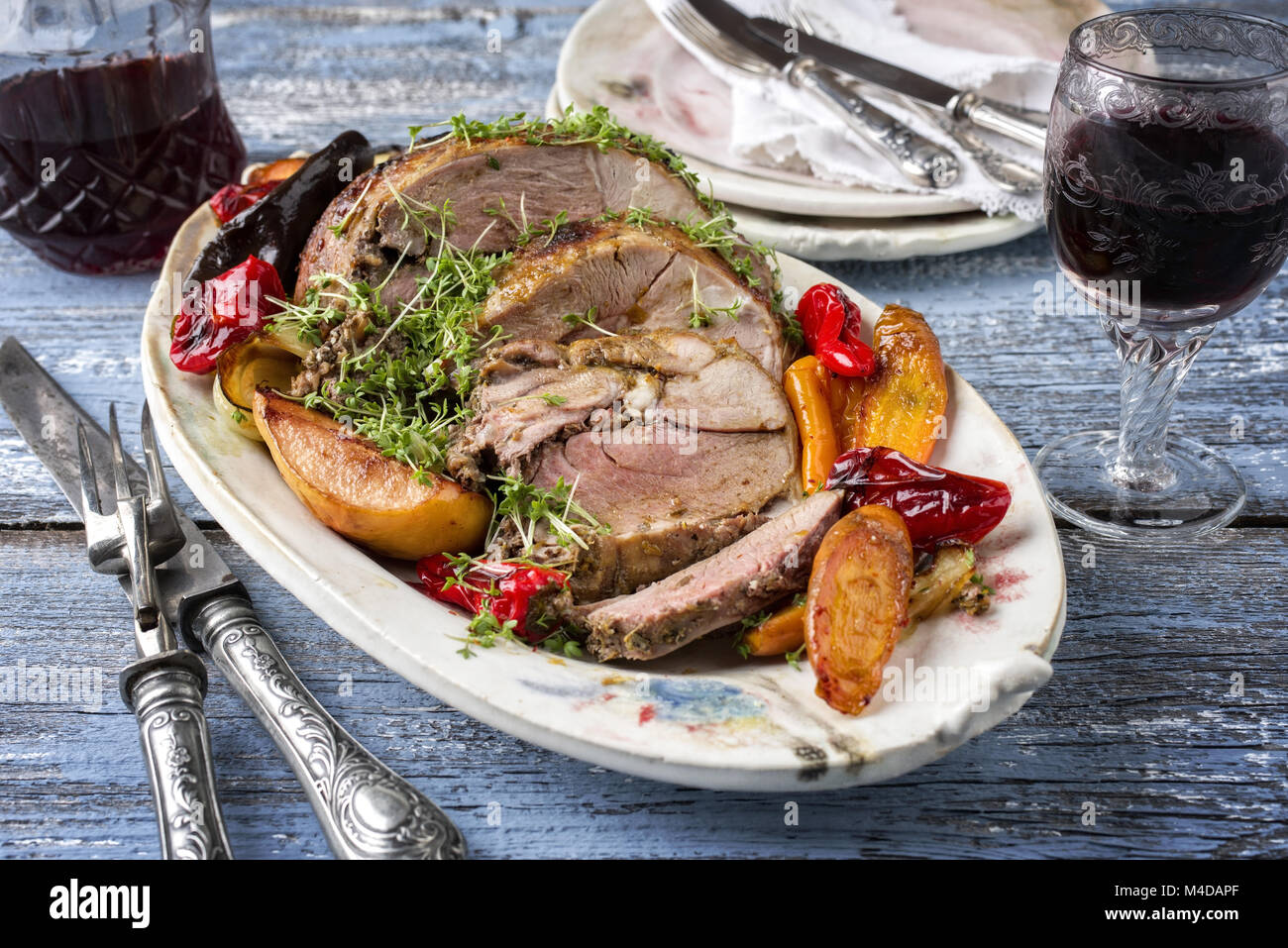 English lamb leg hi-res stock photography and images - Alamy
