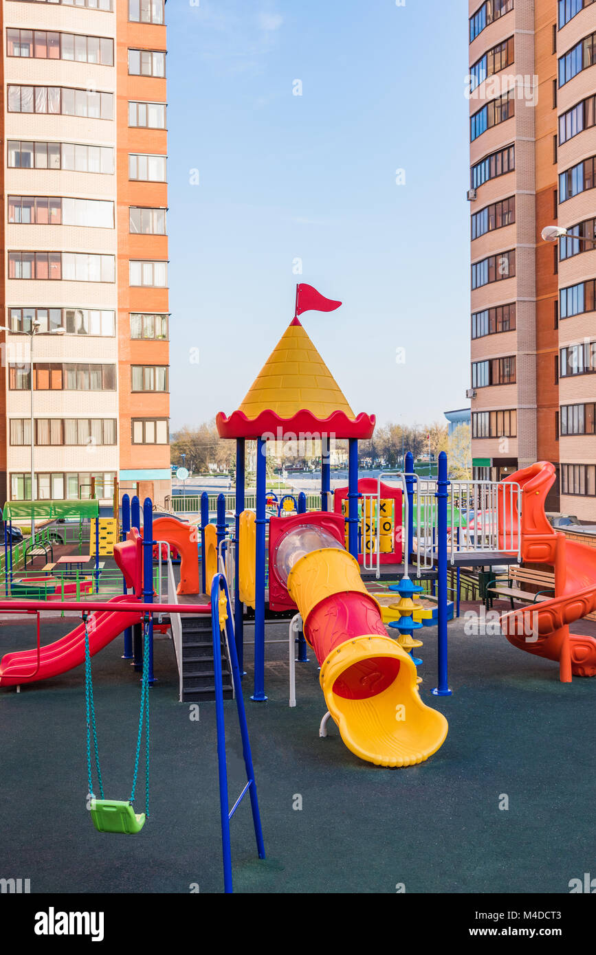 Playground for children Stock Photo - Alamy