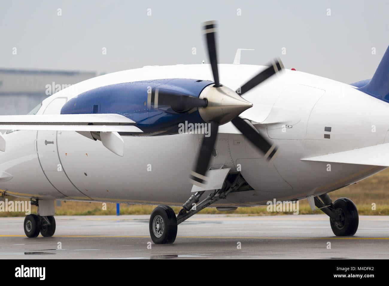 Small private propeller plane Stock Photo Alamy