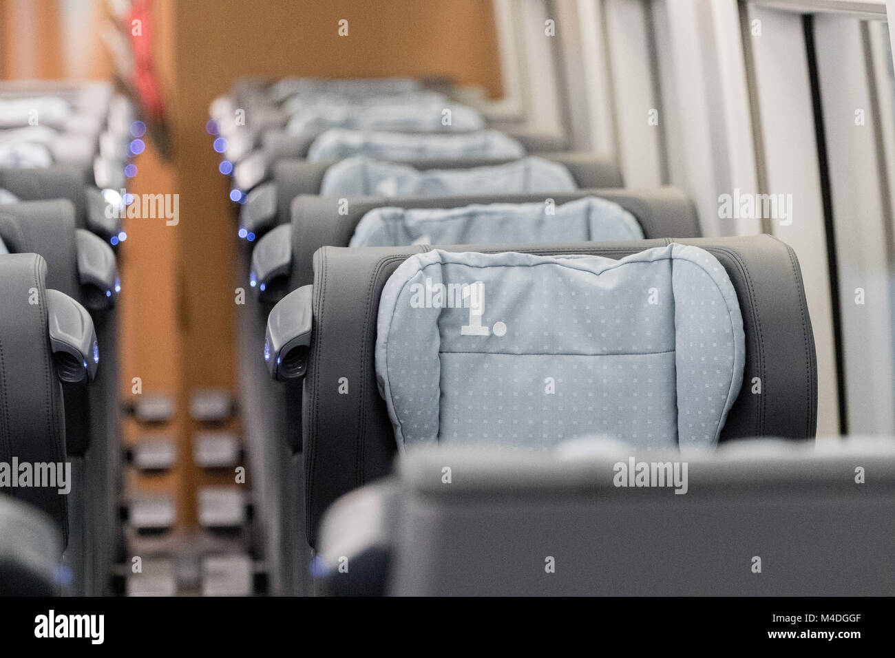 Redesign of ICE3-Trains in Germany Stock Photo - Alamy