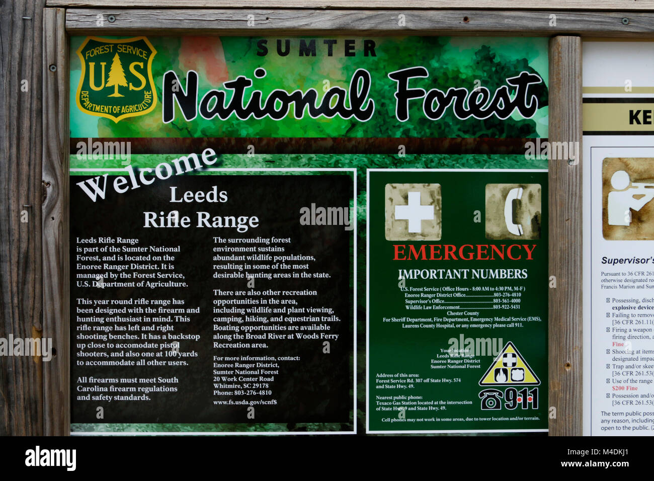 Leeds Rifle Range Near Chester Sc Stock Photo Alamy