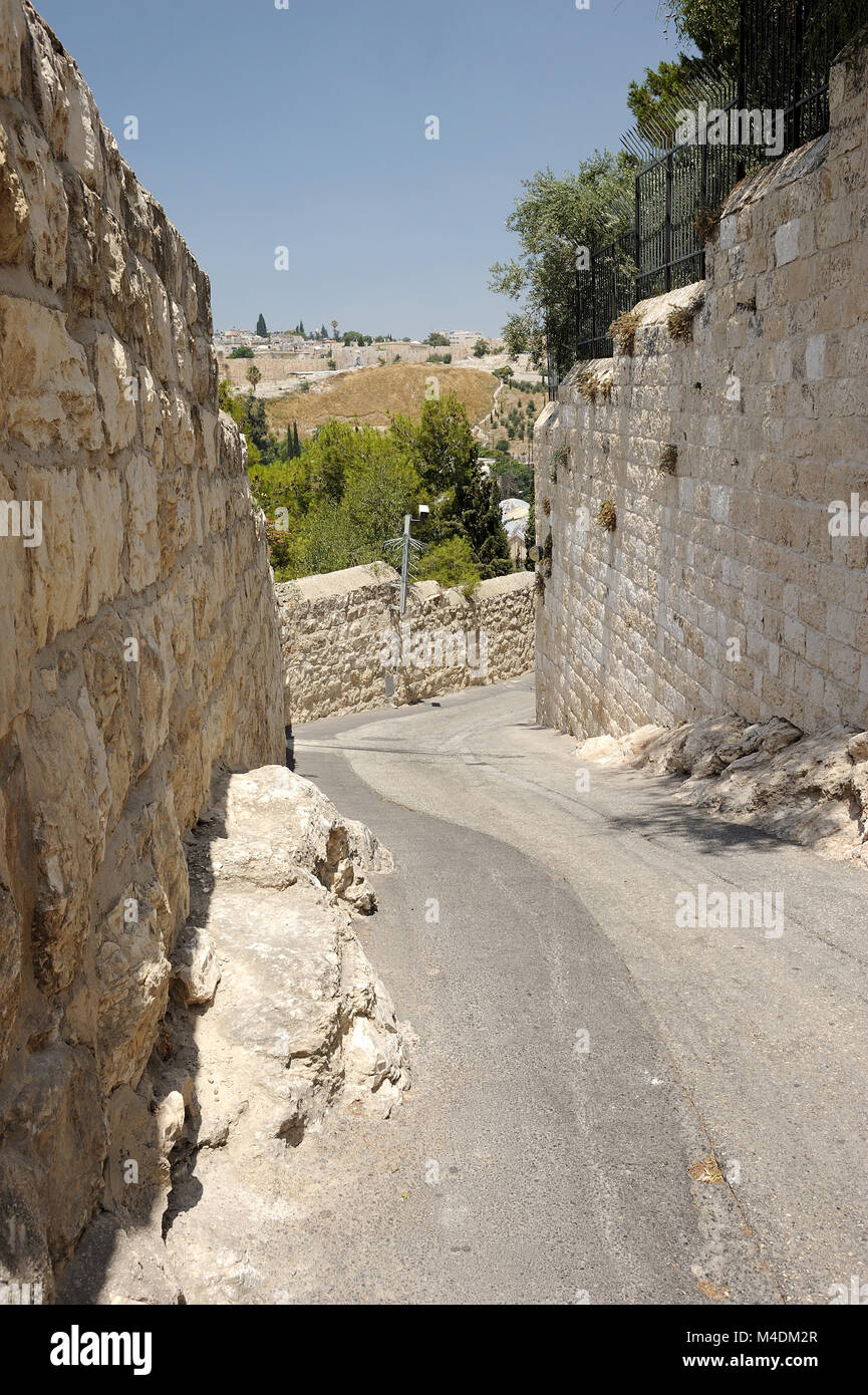 Streets of Jerusalem Stock Photo - Alamy