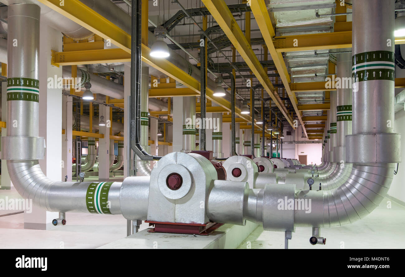 District cooling system plant Stock Photo Alamy