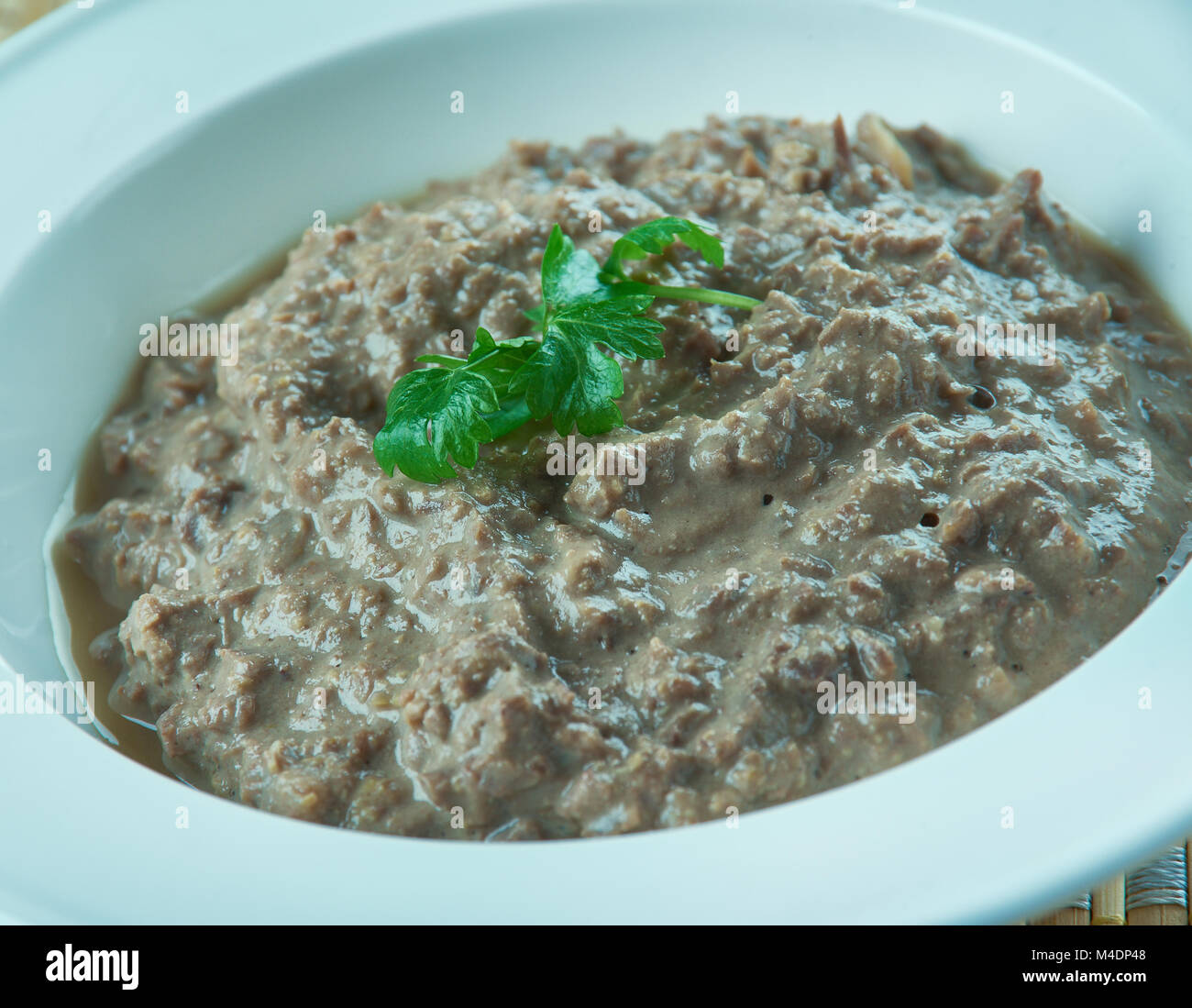 BaconBeef Liver Pate Stock Photo Alamy