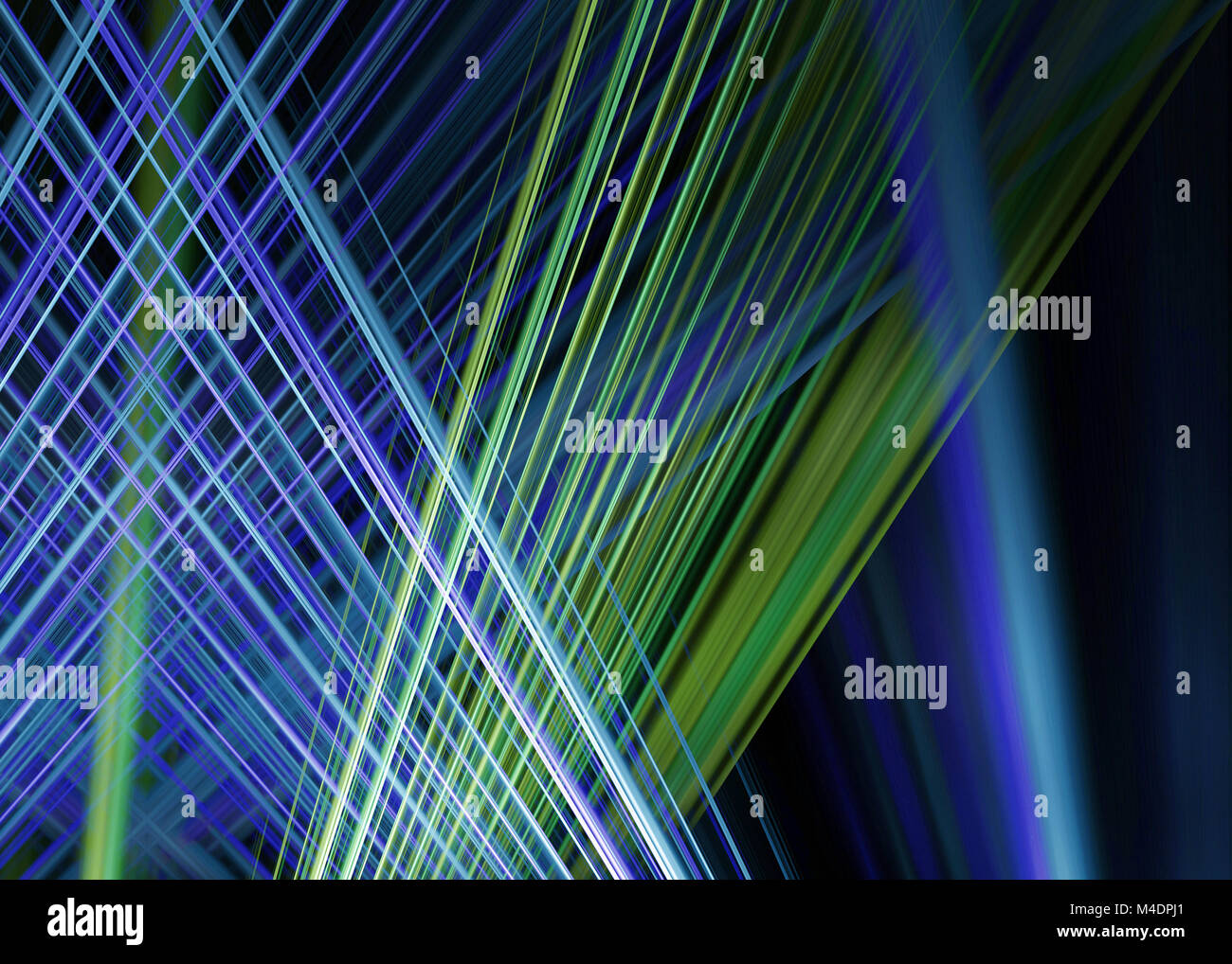 Blue and green light beams background Stock Photo Alamy
