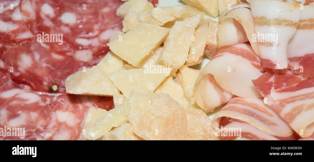 Ham and roast pork Stock Photo Alamy