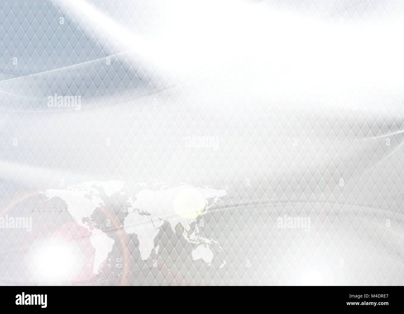 Abstract grey wavy technology background. Vector design Stock Vector ...