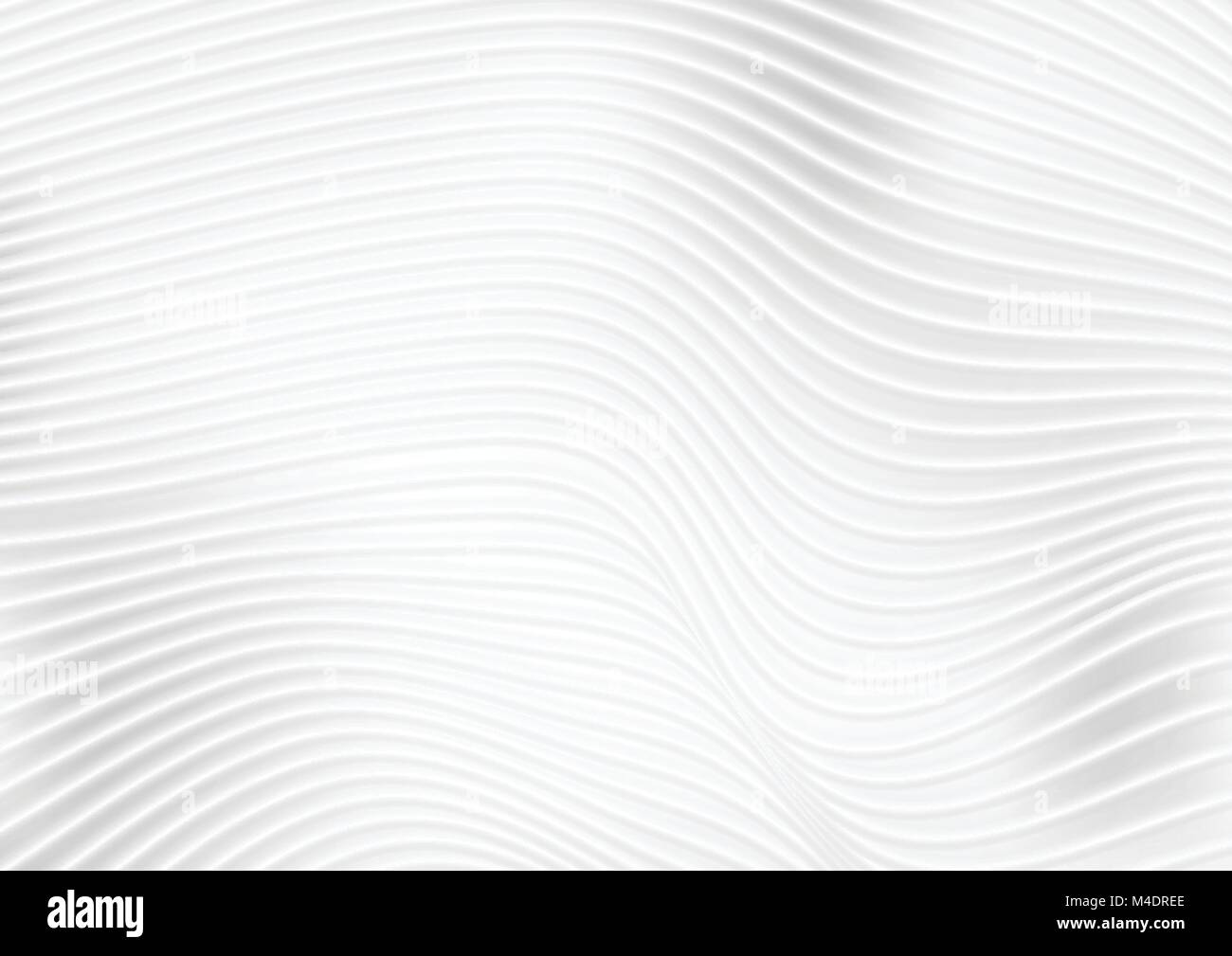 Abstract grey and white wavy lines background. Vector futuristic design ...