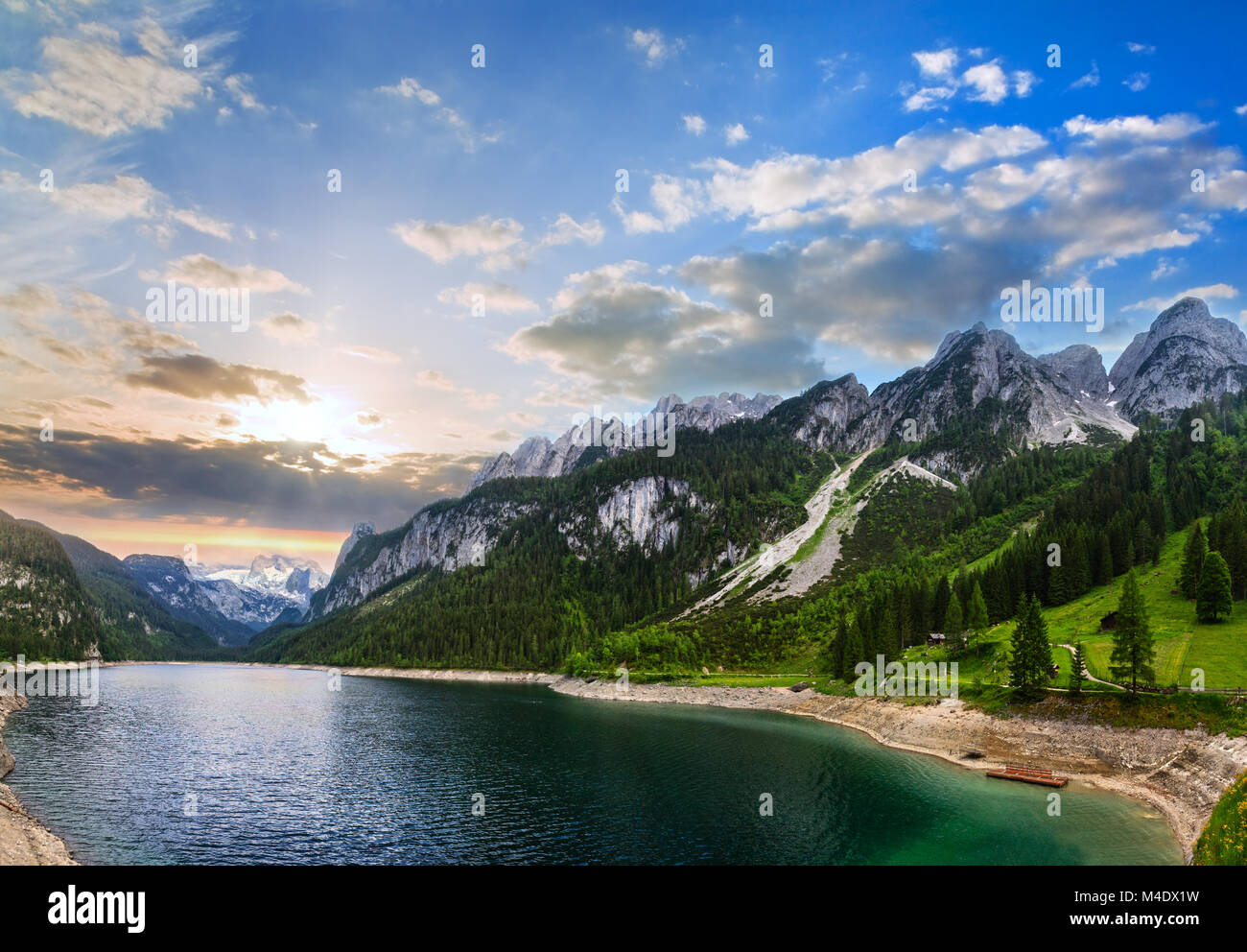 Summer lake sunset hi-res stock photography and images - Alamy