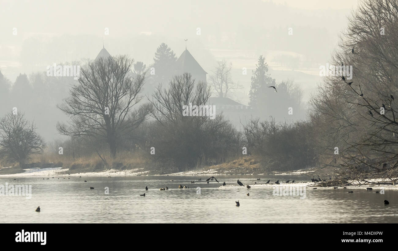 Castle Gottlieben Switzerland Stock Photo Alamy