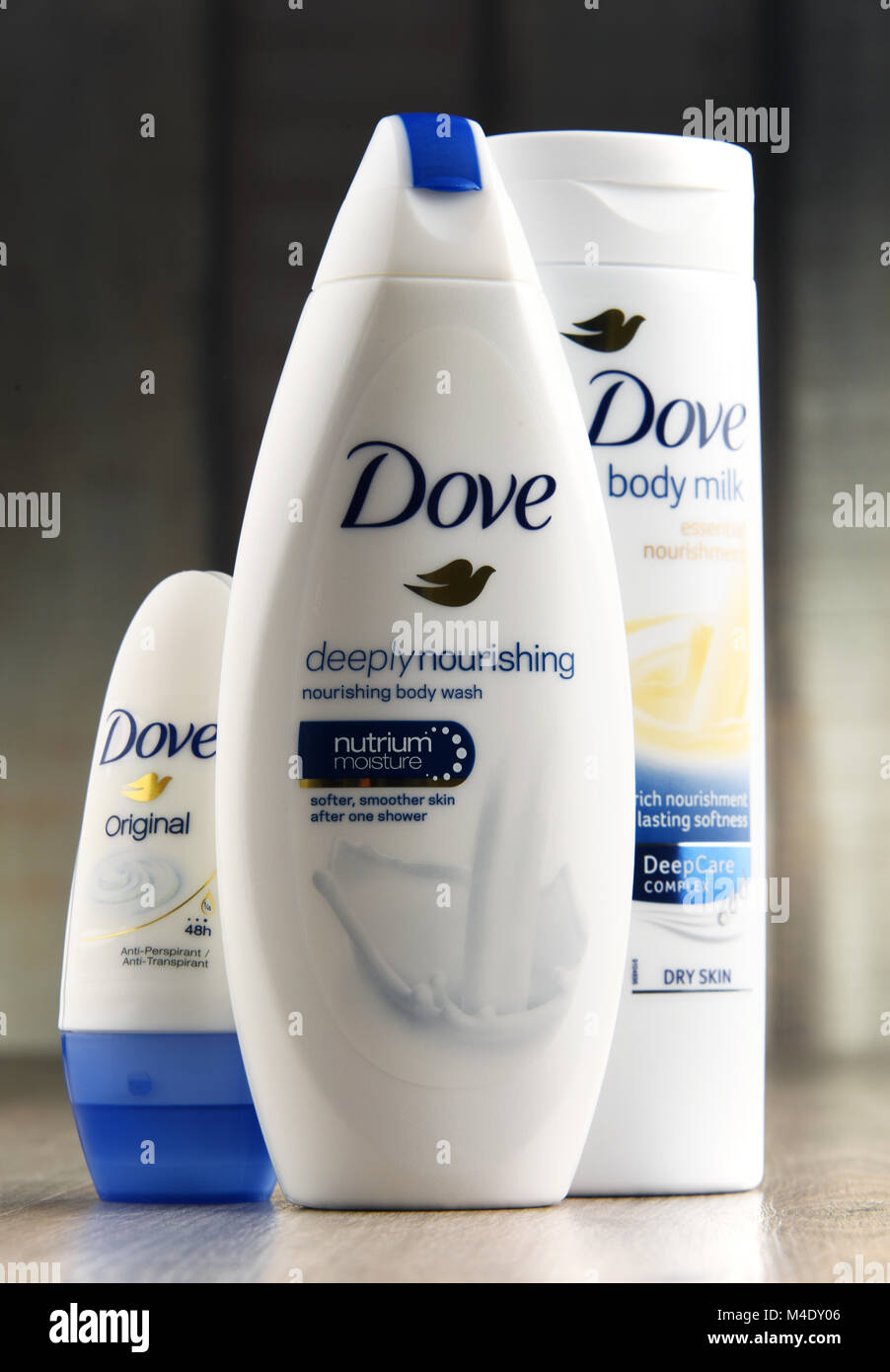 Dove, a personal care brand owned by Unilever Stock Photo Alamy