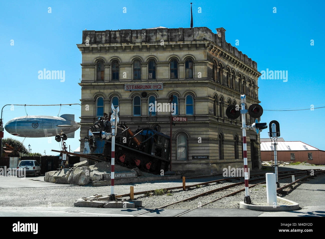 Steampunk Museum in Oamaru New Zealand Stock Photo Alamy